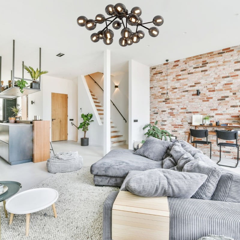 Plafondlamp Dallas Zwart Ø 75 cm