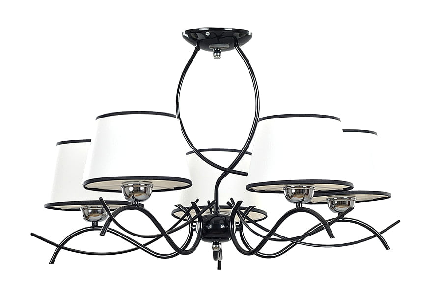 kroonluchter-ramar-wit-zwart-o-75-cm