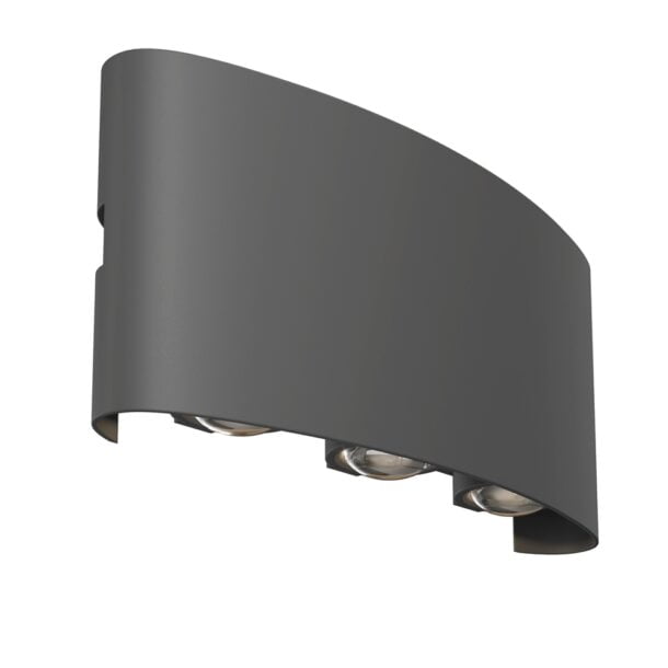 Buiten Wandlamp Strato Grijs 16,5 cm 3000K Tweezijdig