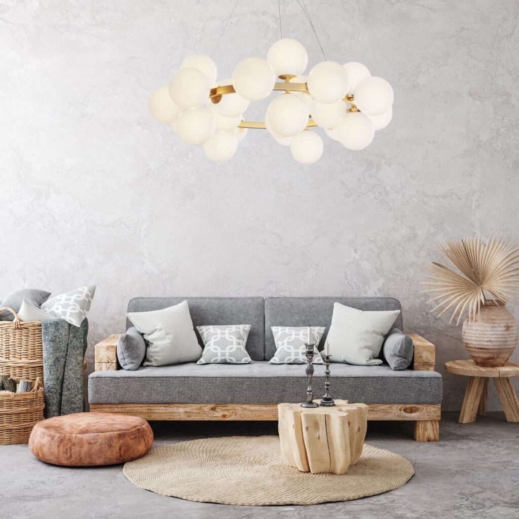 Hanglamp Dallas Wit Ø 69 cm