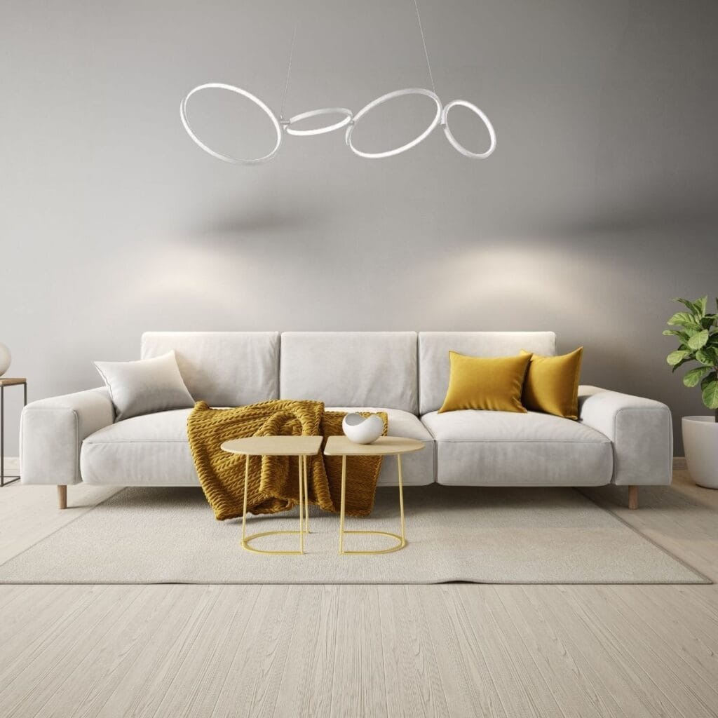 Hanglamp Rondo Mat Wit 110 cm