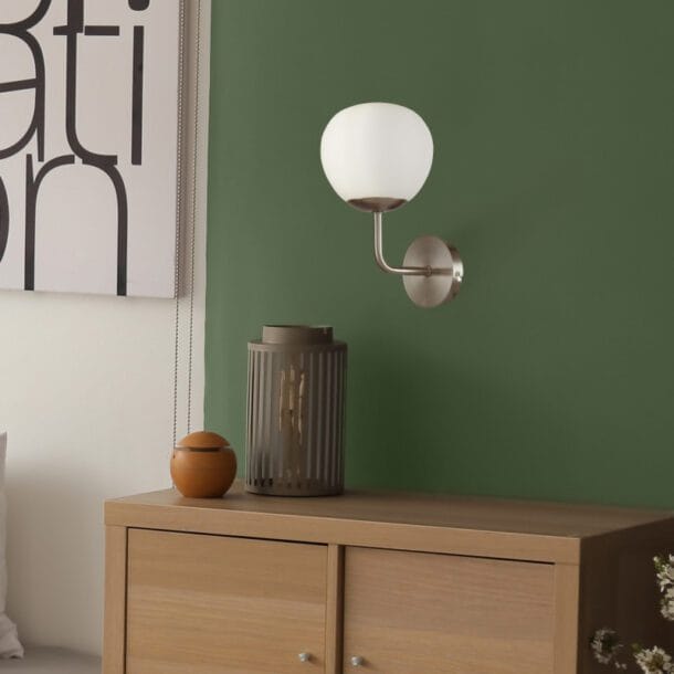 Wandlamp Erich Nikkel 27 cm