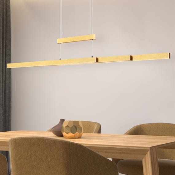 Hanglamp Trajan Messing 150 cm