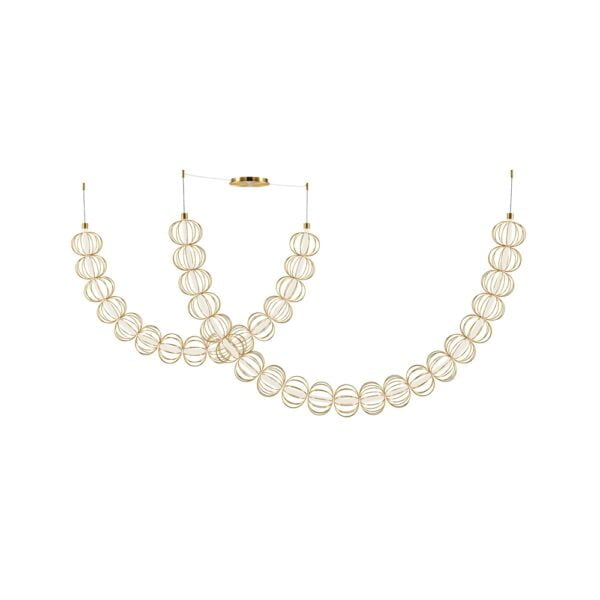 Hanglamp Golden Cage Goud 140 cm 3000K