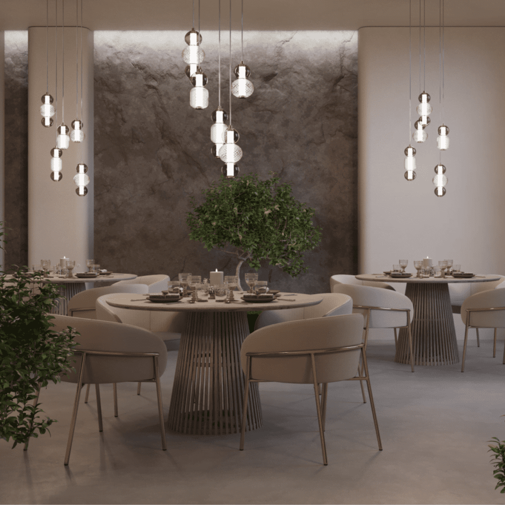 Hanglamp Drop Chroom Ø 43 cm 3000K