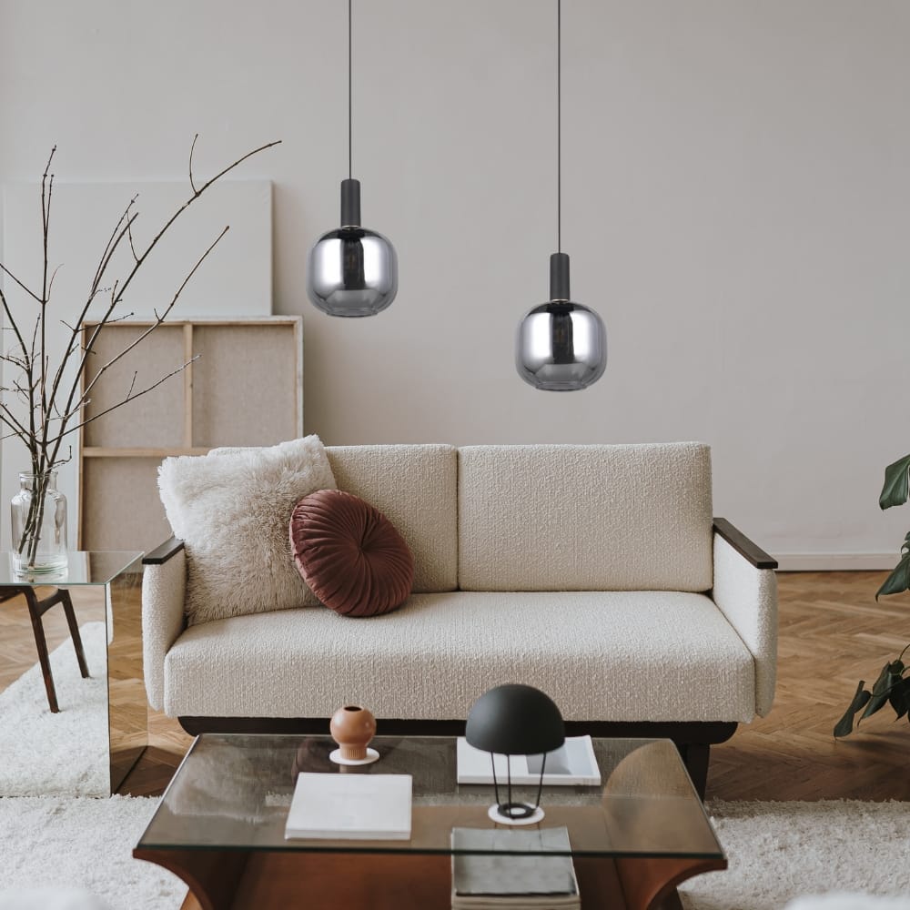 Hanglamp Diva Verchroomd Ø 20 cm