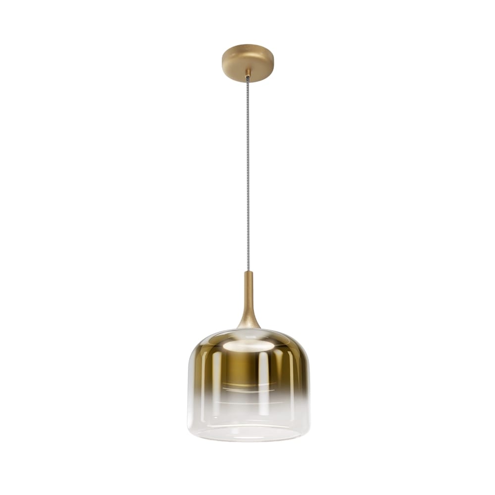Hanglamp Spirito Goud | Smoke Glas | LED | Ø 26 cm | Maytoni