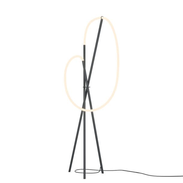 Vloerlamp Crochet Zwart Ø 45 cm LED