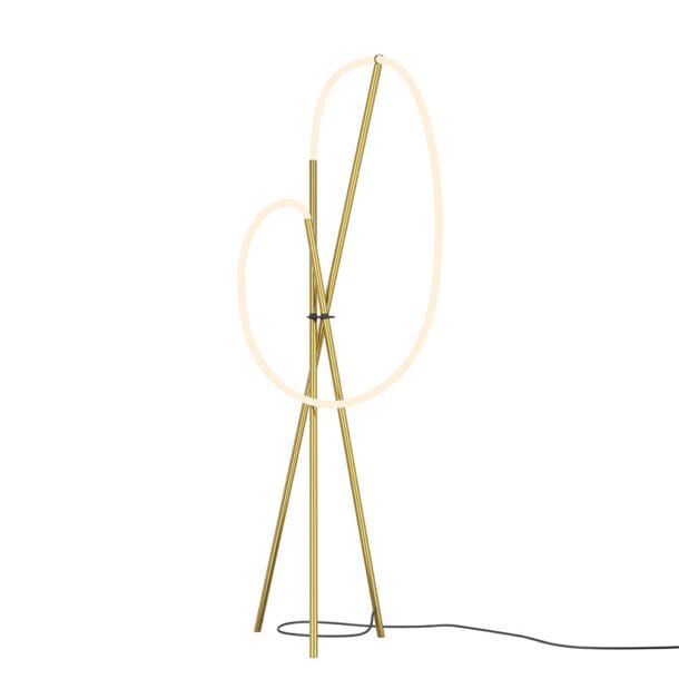 Vloerlamp Crochet Messing Ø 45 cm LED