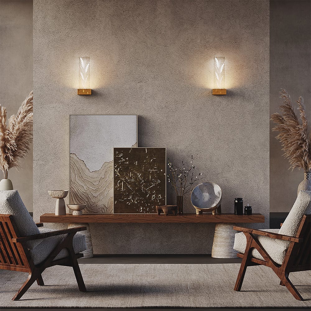 Wandlamp Ornate Messing 31 cm LED