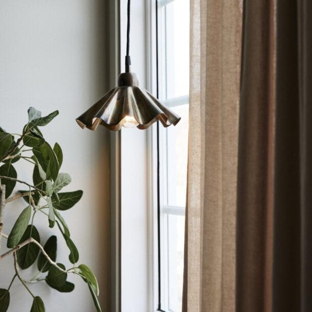 Hanglamp Aira | Oliehoudend Messing | Organische Golfvorm | Ø 25 cm | PR Home