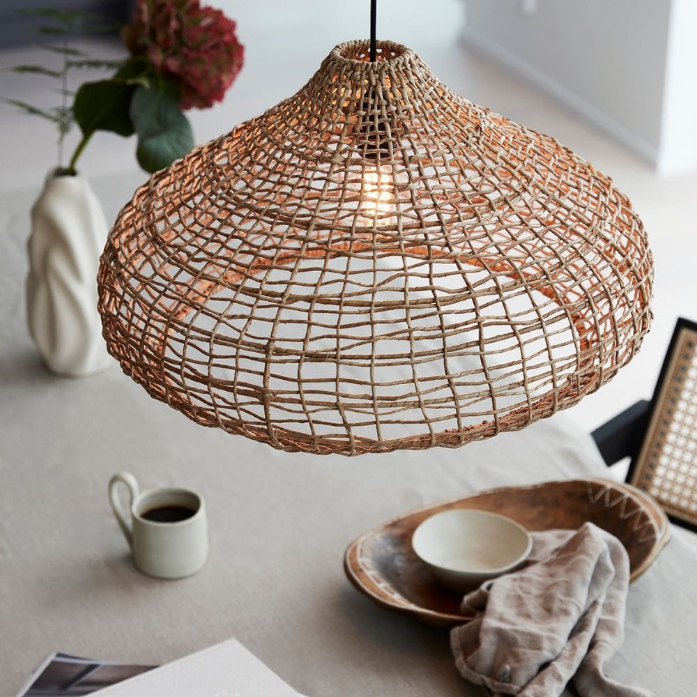 Hanglamp Mira | Handgevlochten | Organische Vorm | Diameter 58 cm | PR Home