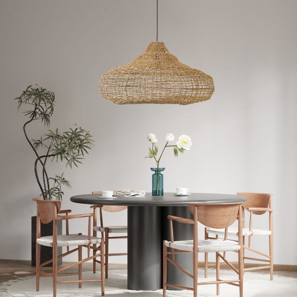 Hanglamp Mira | Handgevlochten | Organische Vorm | Diameter 70 cm | PR Home